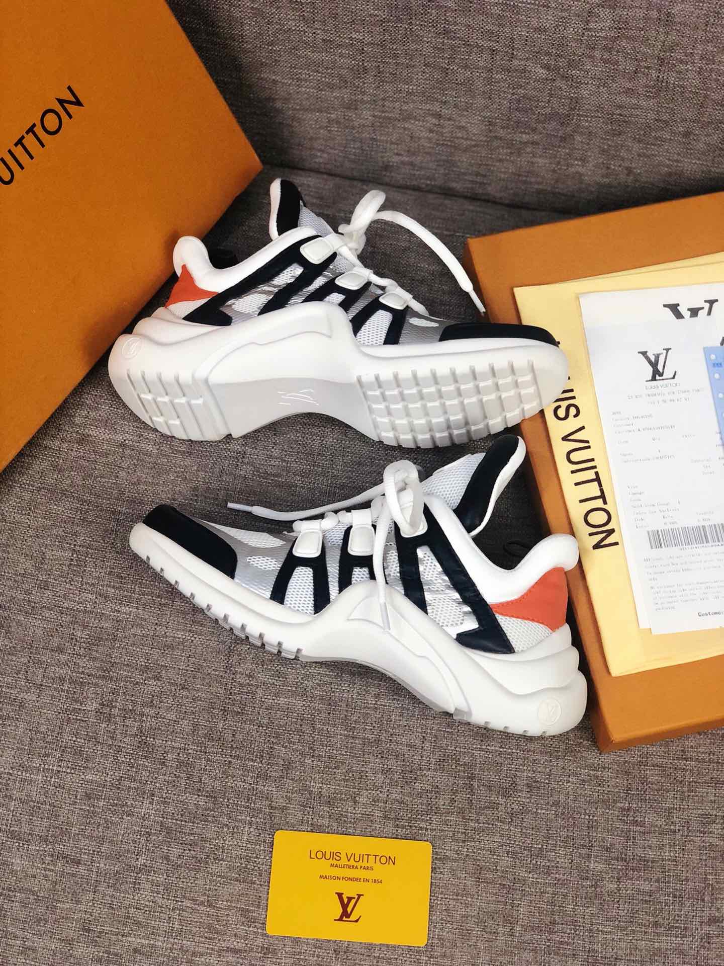 PT - LUV Archlight White Black Orange Sneaker