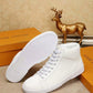 PT - LUV HIgh Top LaBL Up White Sneaker