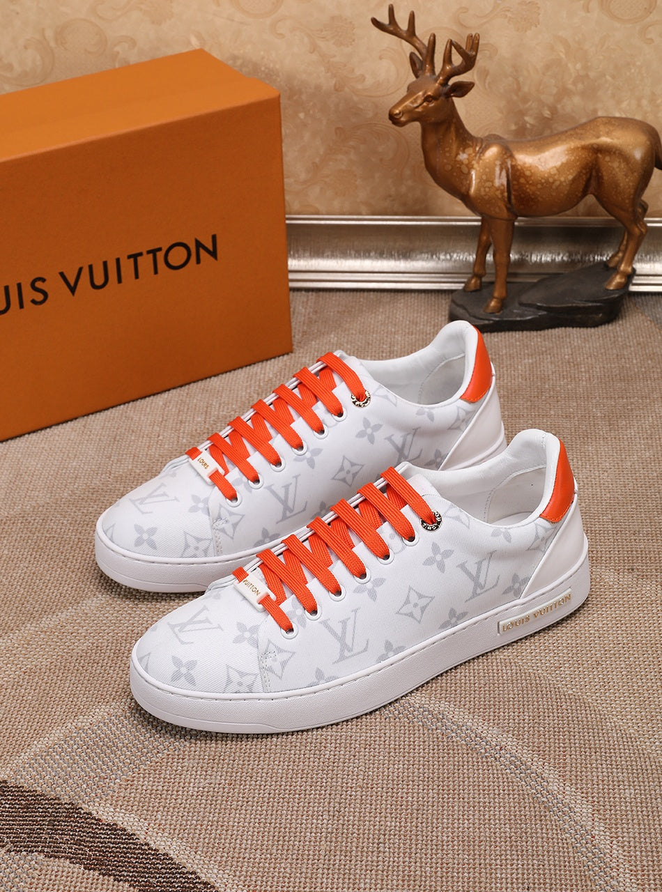 PT - LUV Time Out Orange And White Sneaker