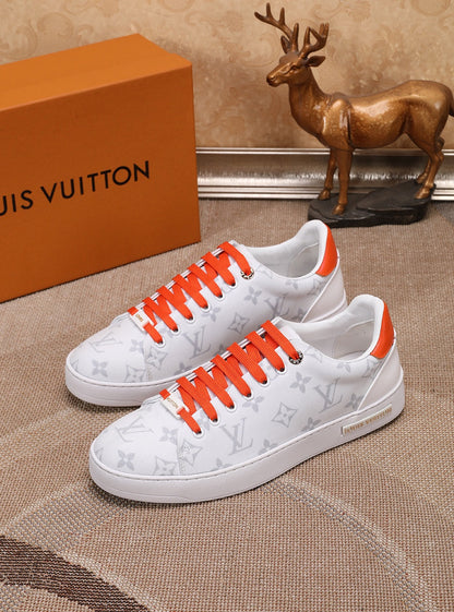 PT - LUV Time Out Orange And White Sneaker