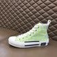 PT - DIR B23 White and Yellow HIGH-TOP SNEAKER
