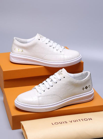 PT - LUV Alligator White Sneaker