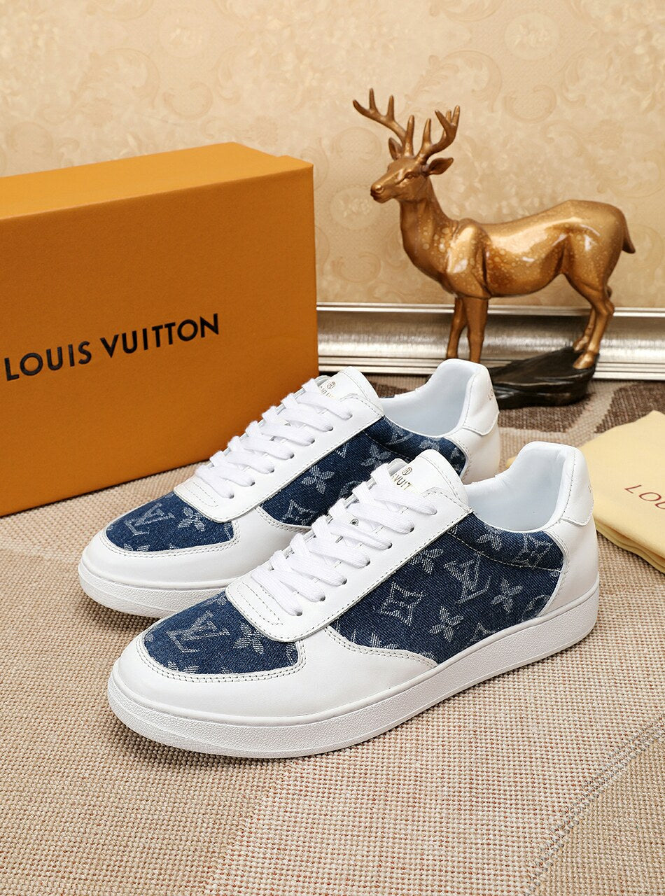 PT - LUV BLnogram Denim Blue Sneaker