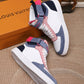 PT - LUV Rivoli High Pink Blue White Sneaker
