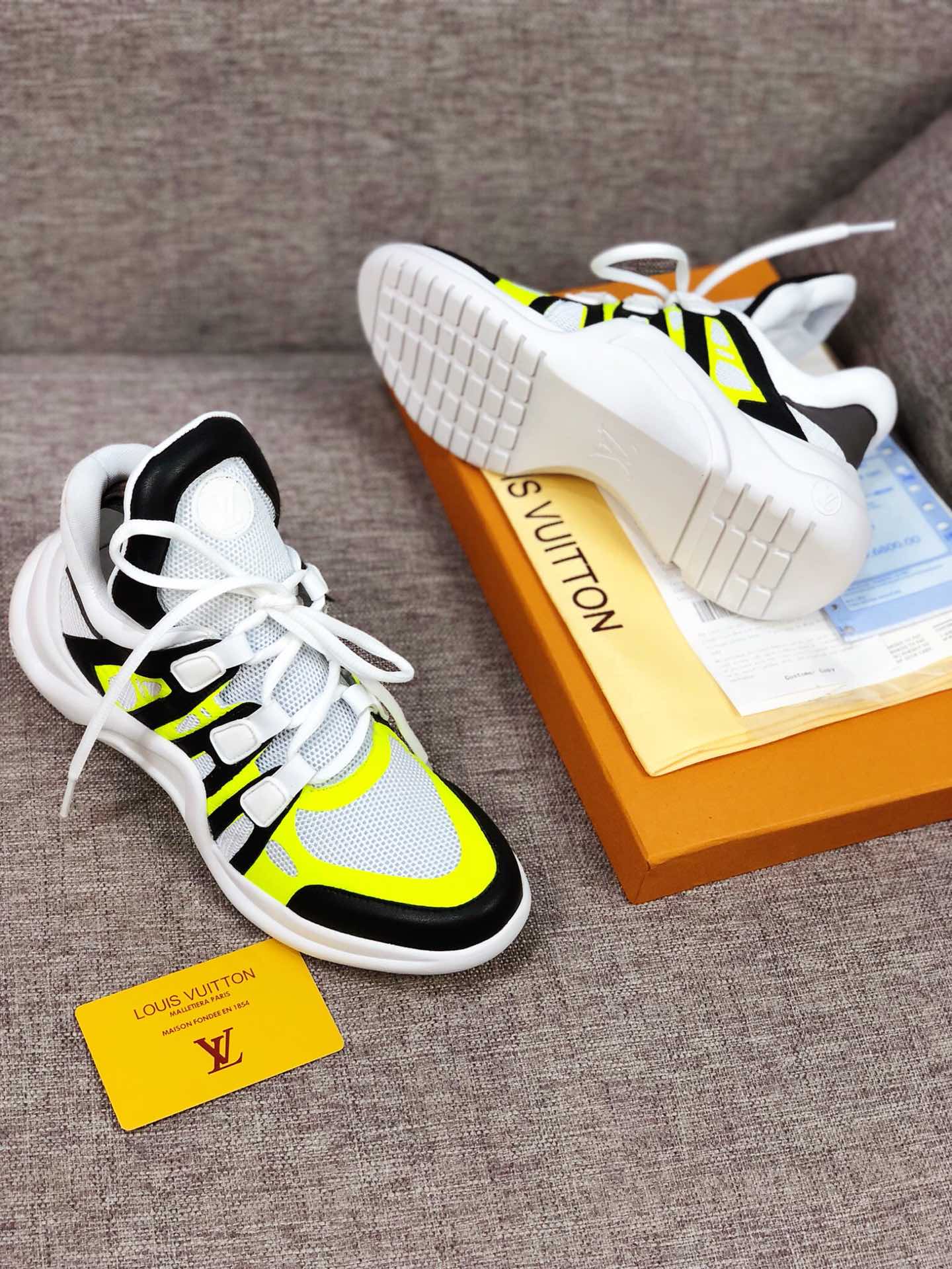 PT - LUV Archlight Black White Yellow Sneaker