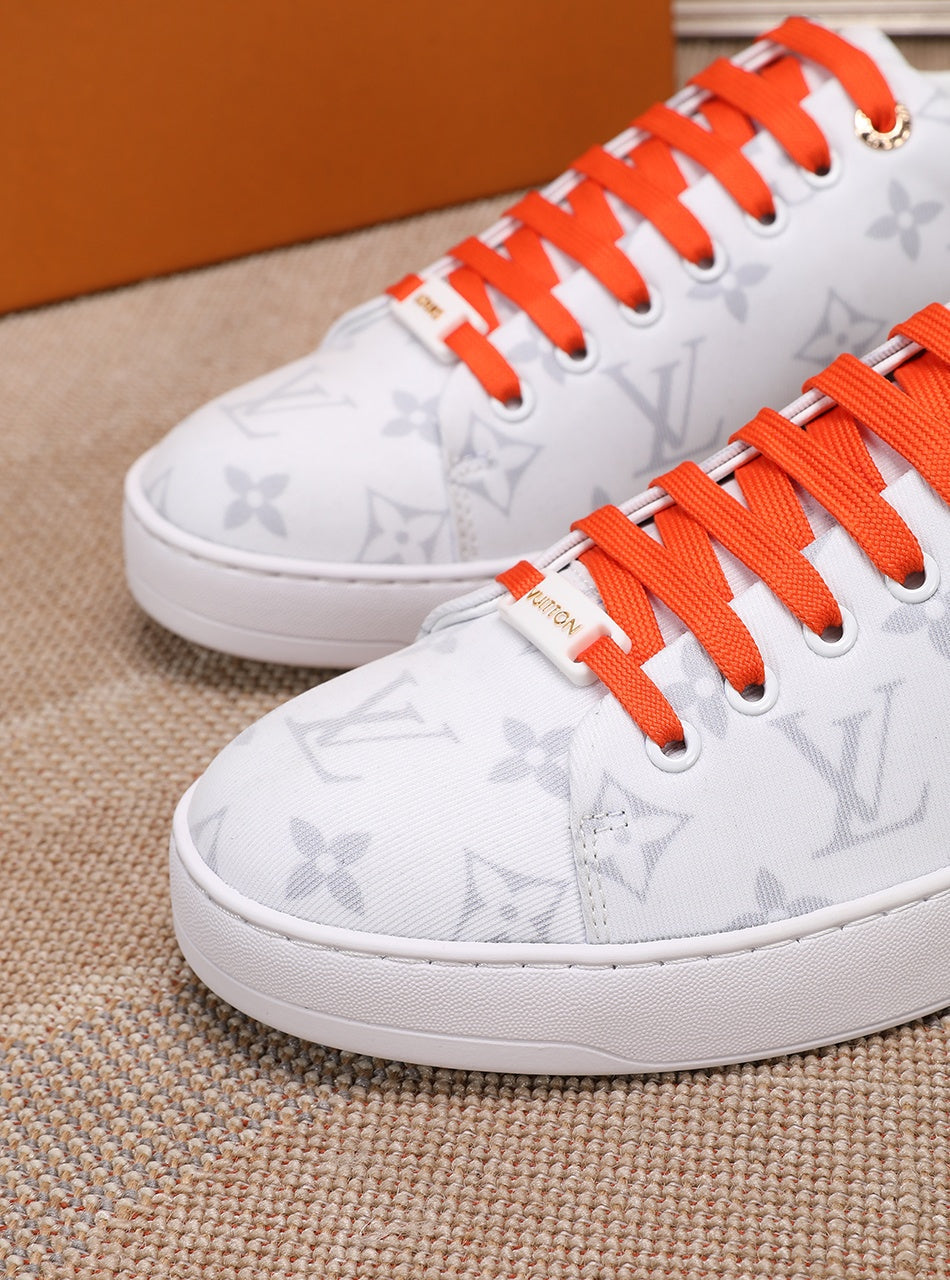 PT - LUV Time Out Orange And White Sneaker