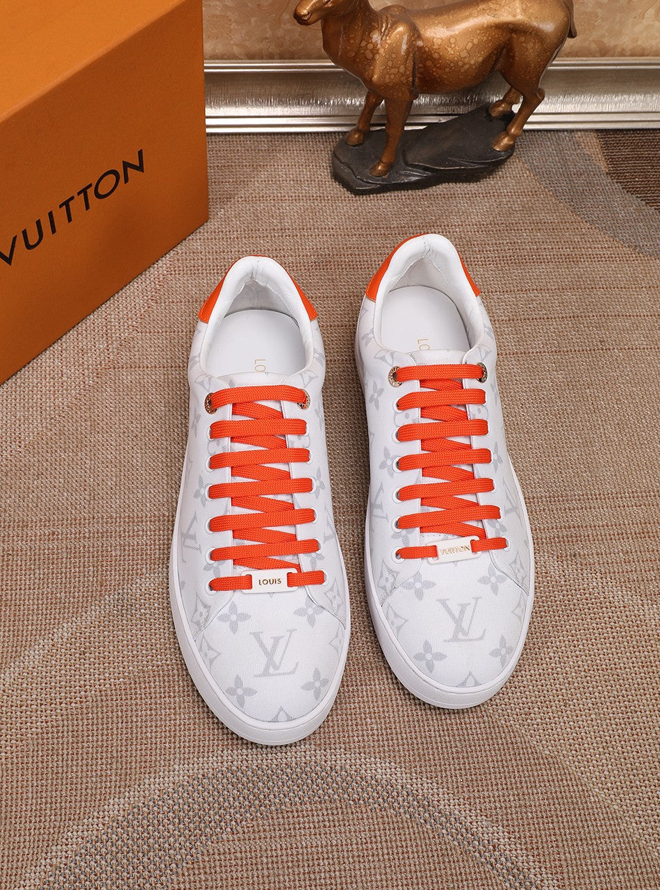 PT - LUV Time Out Orange And White Sneaker