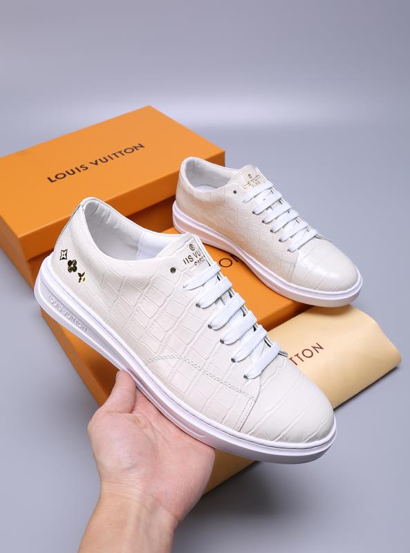 PT - LUV Alligator White Sneaker