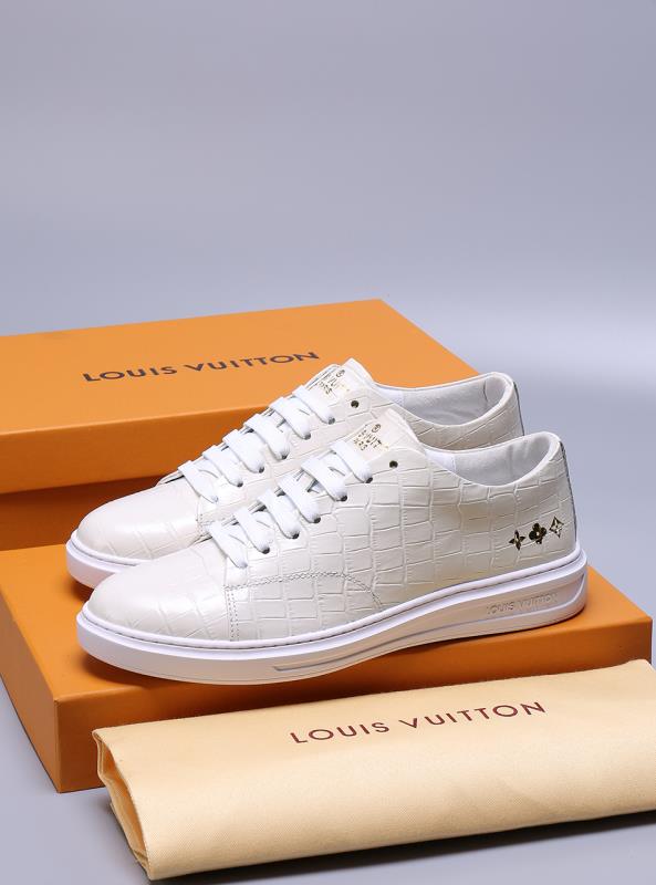 PT - LUV Alligator White Sneaker