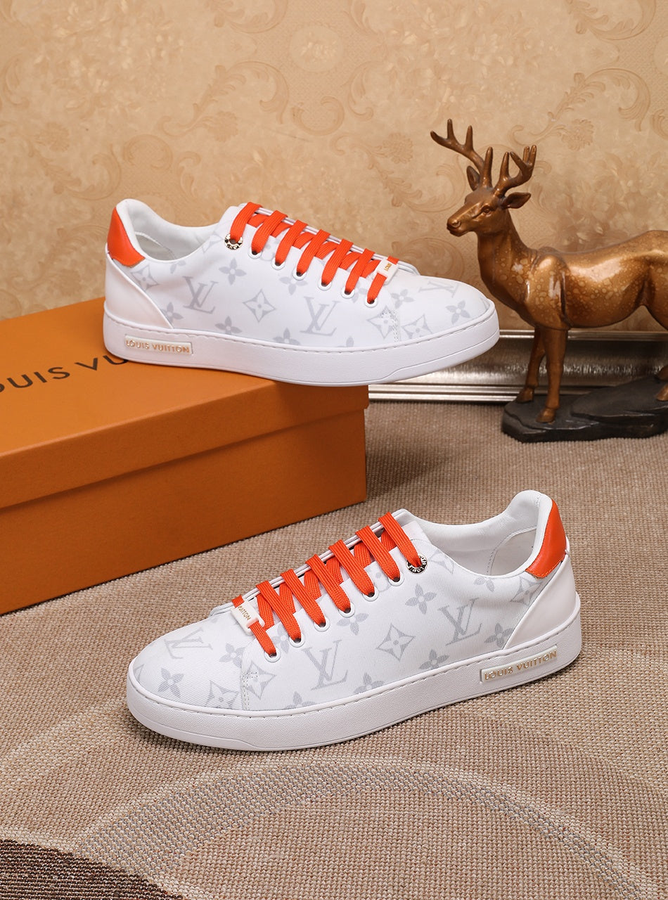 PT - LUV Time Out Orange And White Sneaker