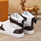PT - LUV Rivoli High White Brown Sneaker