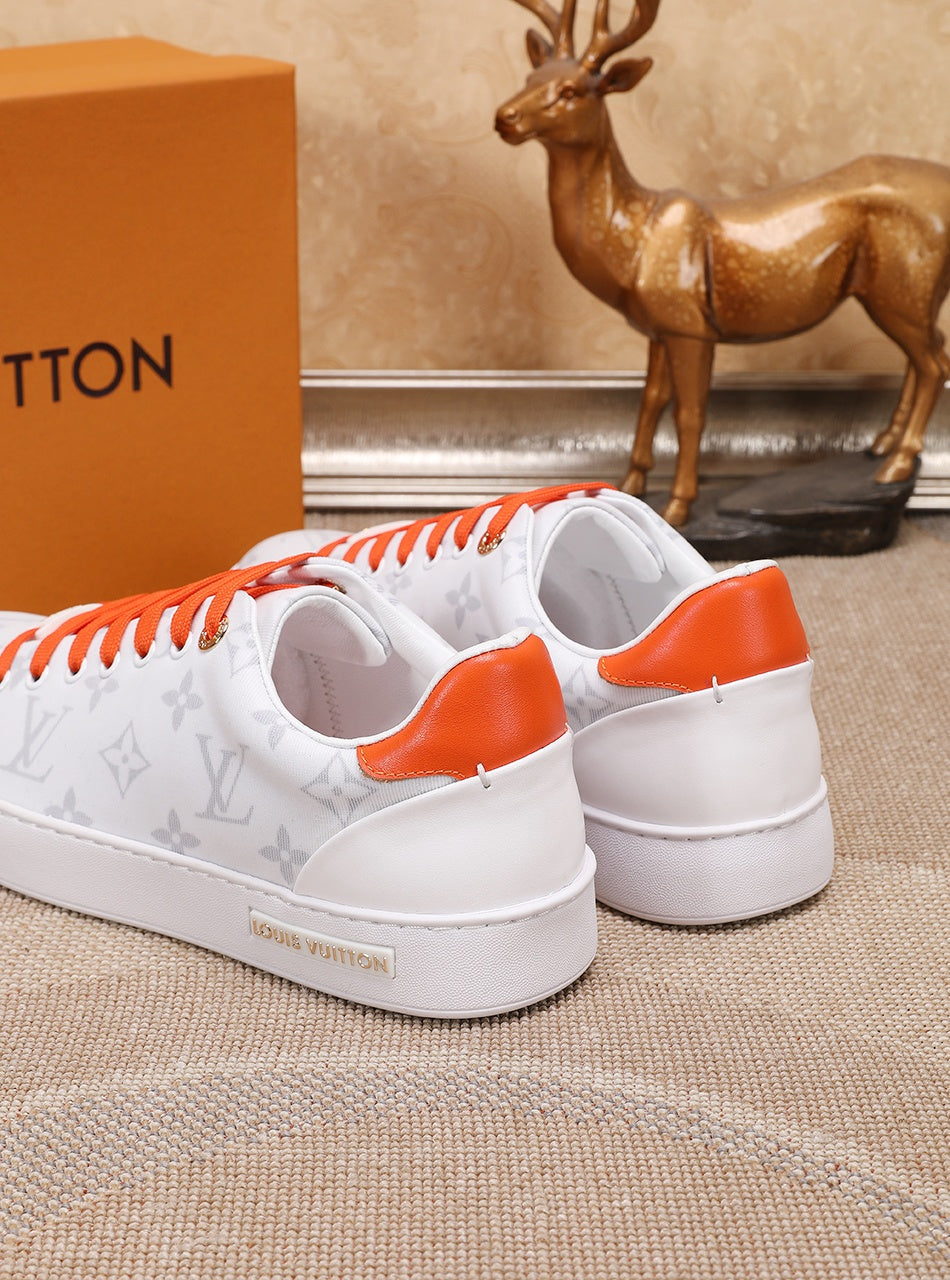 PT - LUV Time Out Orange And White Sneaker