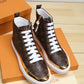 PT - LUV HIgh Top Brown White Sneaker