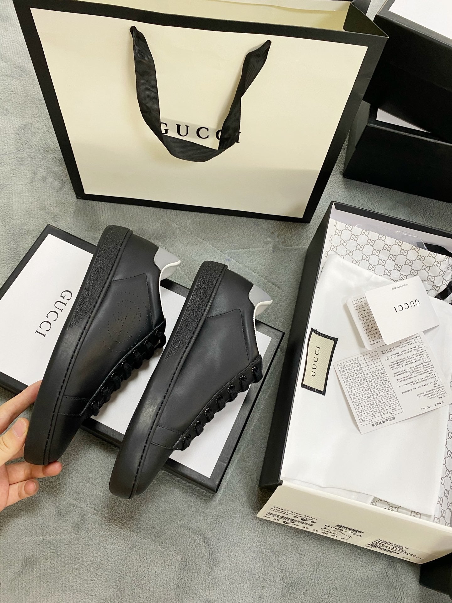 BL-GCI Ace Black   Sneaker 075