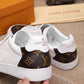 PT - LUV BLnogram Denim Brown and White Sneaker