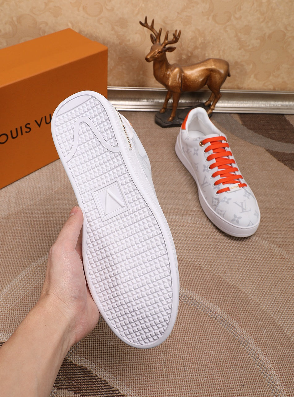 PT - LUV Time Out Orange And White Sneaker