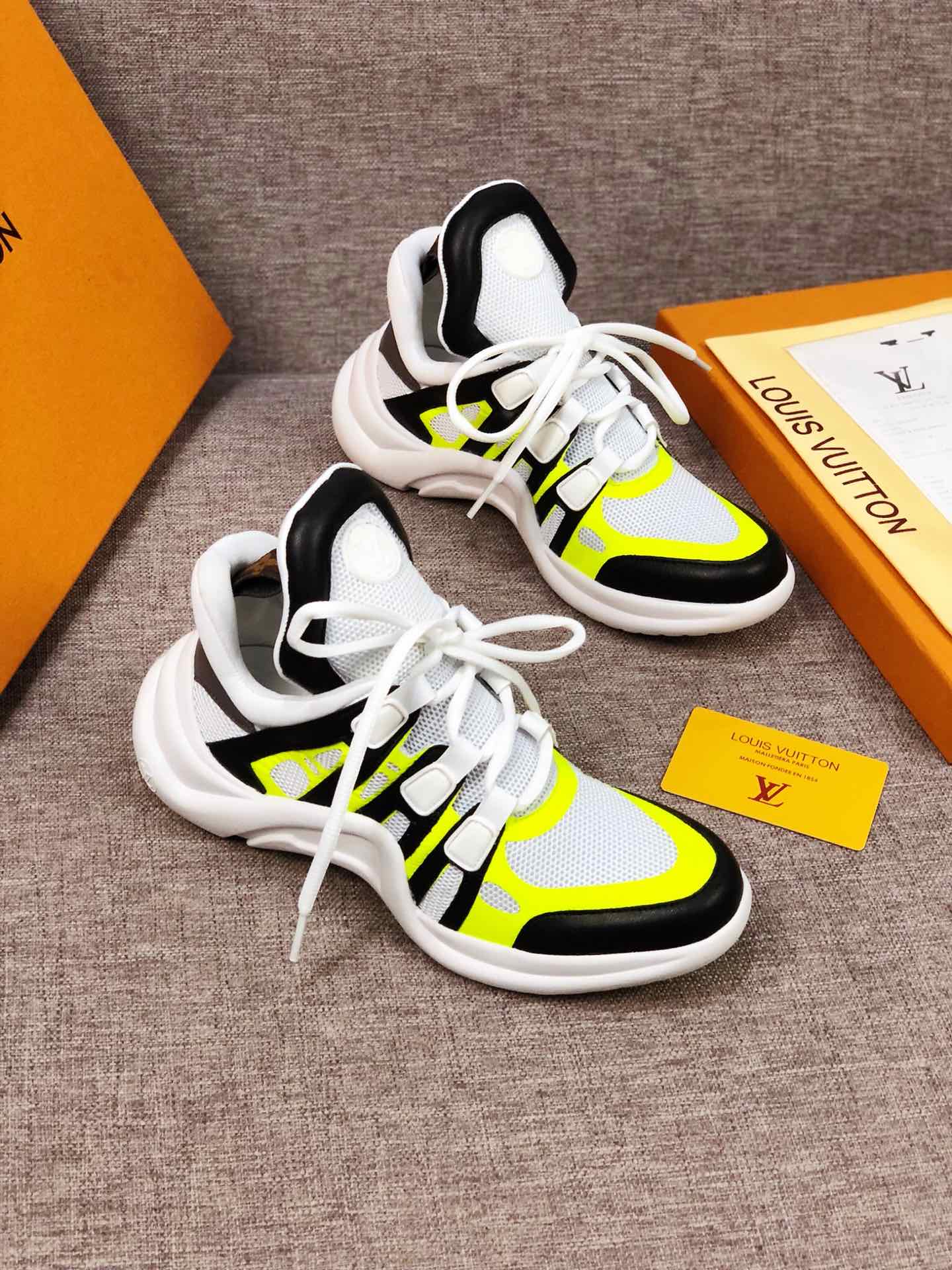 PT - LUV Archlight Black White Yellow Sneaker