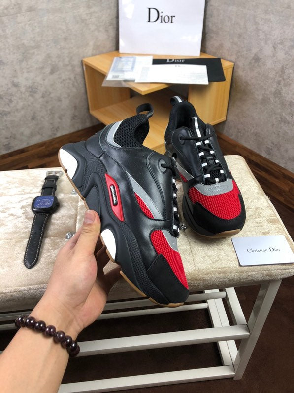 PT - DIR B22 Black And Red Sneaker