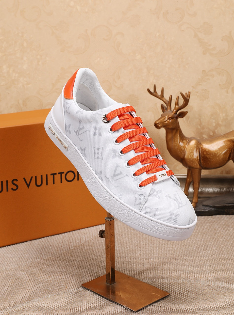 PT - LUV Time Out Orange And White Sneaker