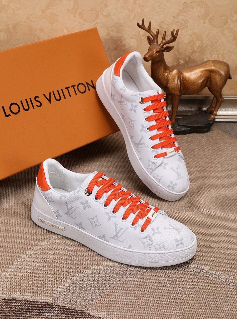 PT - LUV Time Out Orange And White Sneaker