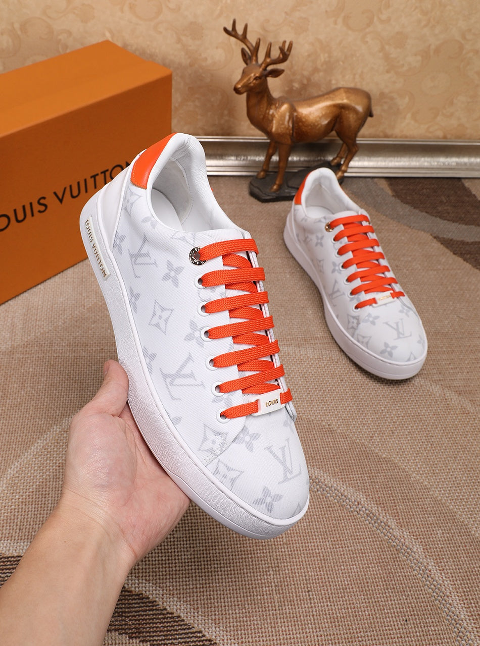 PT - LUV Time Out Orange And White Sneaker