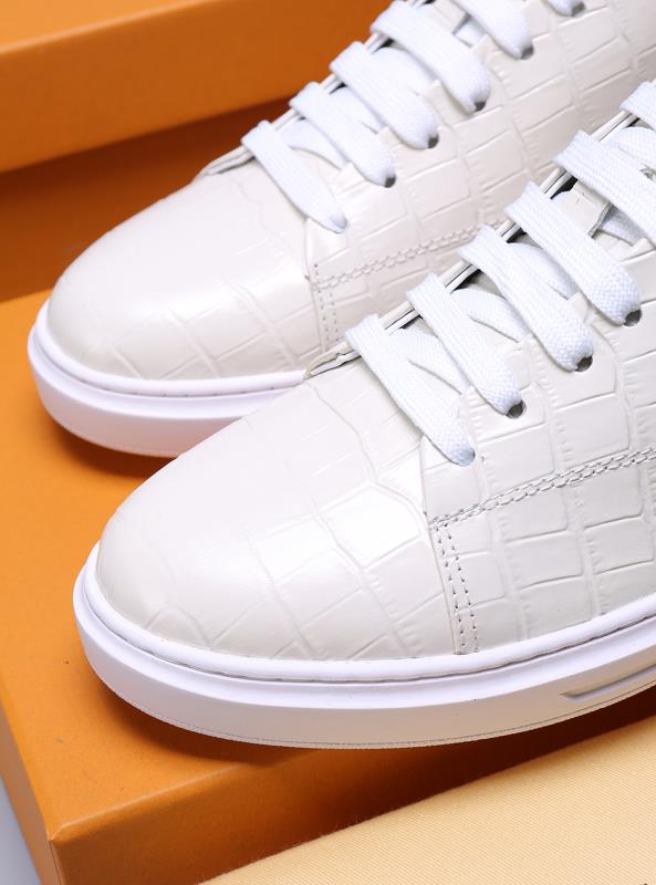 PT - LUV Alligator White Sneaker