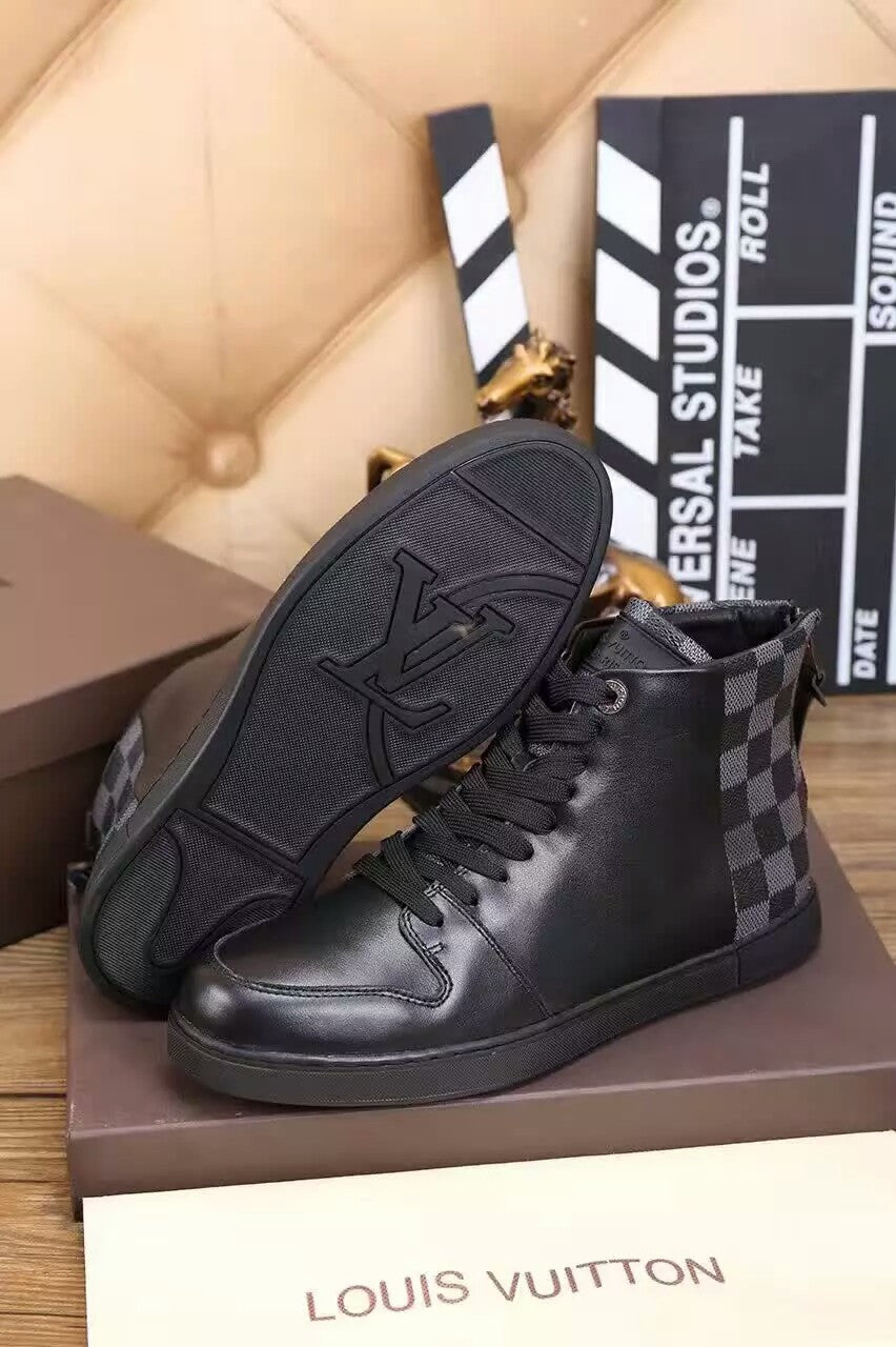 PT - LUV HIgh Top Black Sneaker